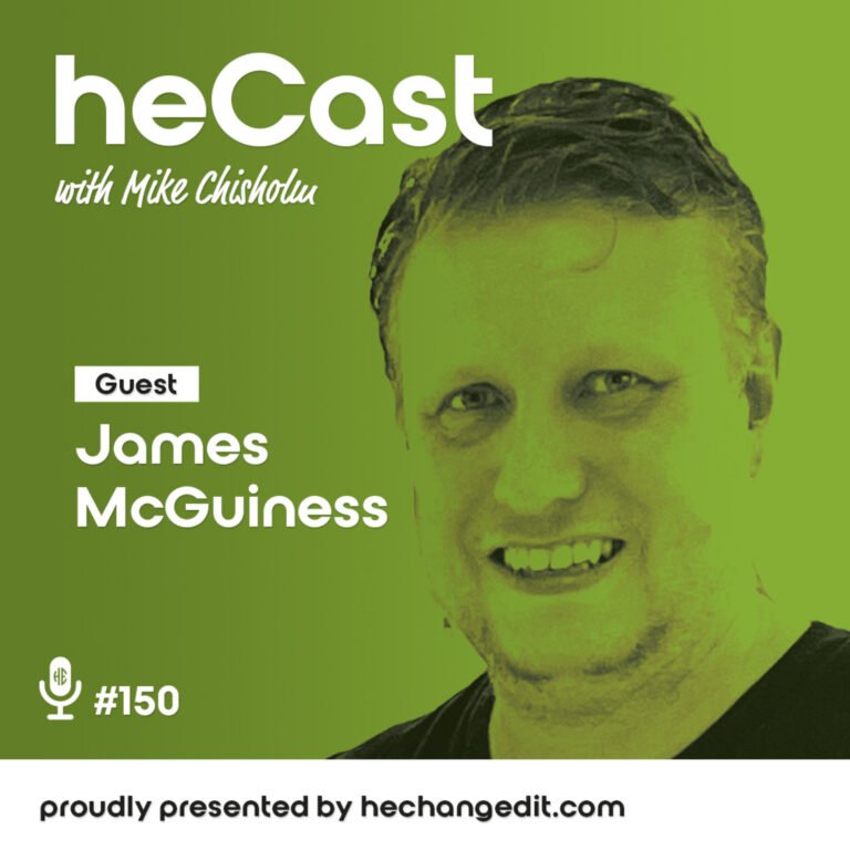 heCast Episode 150: James McGuinness on Men’s Mental Health, Vulnerability, Trauma, and Resilience